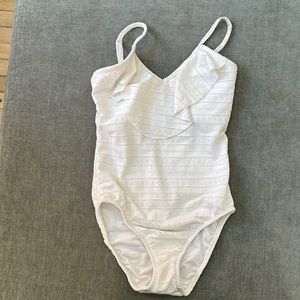 white shoshanna one piece bathing suit